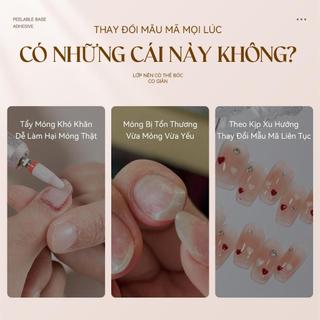 Lớp Lót Co Giãn Dễ Bóc Chuyên Nghiệp Gel Chất Lượng Salon Bền Lâu, Không Bong Tróc Thân Thiện Với Móng Tay Cho Dịch Vụ Làm Móng | Sản Phẩm Mới Đang Gây Sốt