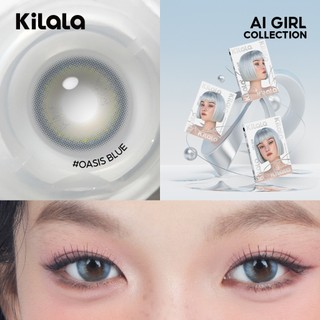 【Deal ưu đãi】Kính áp tròng Kilala màu Matcha Green/Warm blue DIA 14.2mm và Succulent Green DIA 14.0mm lens cận 6 tháng có độ (0-8) 1 cặp