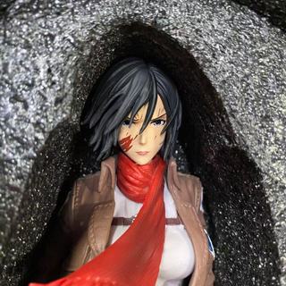 30cm Attack on Titan Mikasa Ackerman Tỉ lệ 1 / 6 PVC Hình