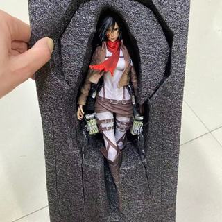 30cm Attack on Titan Mikasa Ackerman Tỉ lệ 1 / 6 PVC Hình