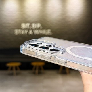 Ốp điện thoại laser gradient vỏ chảy sang trọng thích hợp cho Galaxy S24 S25 S26 plus FE siêu trong suốt bao gồm tất cả vỏ silicon chống rơi