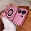 Ốp Lưng Cho POCO C65 Mạ Điện Silicon Cửa Sổ Lớn Trong Suốt Vỏ Điện Thoại Thẩm Mỹ Chống Rơi Thiết Kế Được Trang Bị Giá Đỡ Điện Thoại