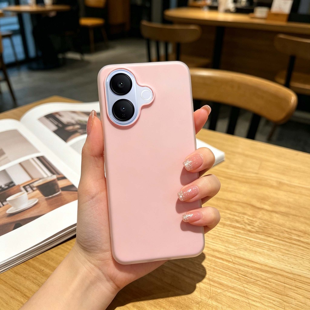 Ốp Điện Thoại TPU 2 Trong 1 Kẹo Jelly Cho VIVO V40 V40E V50E V50 V60 V60E V60 Lite V70 V70E Lite V70 FE 4G 5G Vỏ Bảo Vệ Chống Sốc