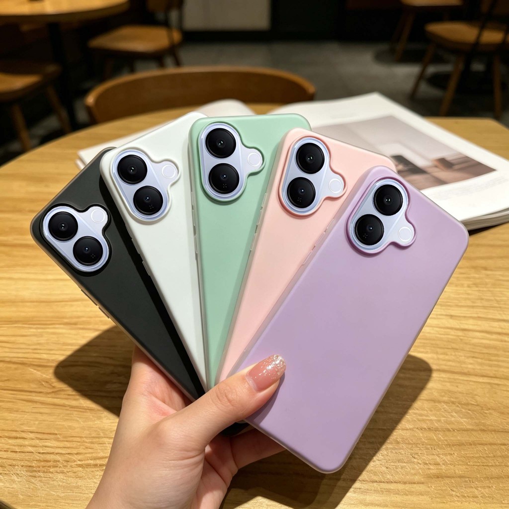 Ốp Điện Thoại TPU 2 Trong 1 Kẹo Jelly Cho VIVO V40 V40E V50E V50 V60 V60E V60 Lite V70 V70E Lite V70 FE 4G 5G Vỏ Bảo Vệ Chống Sốc
