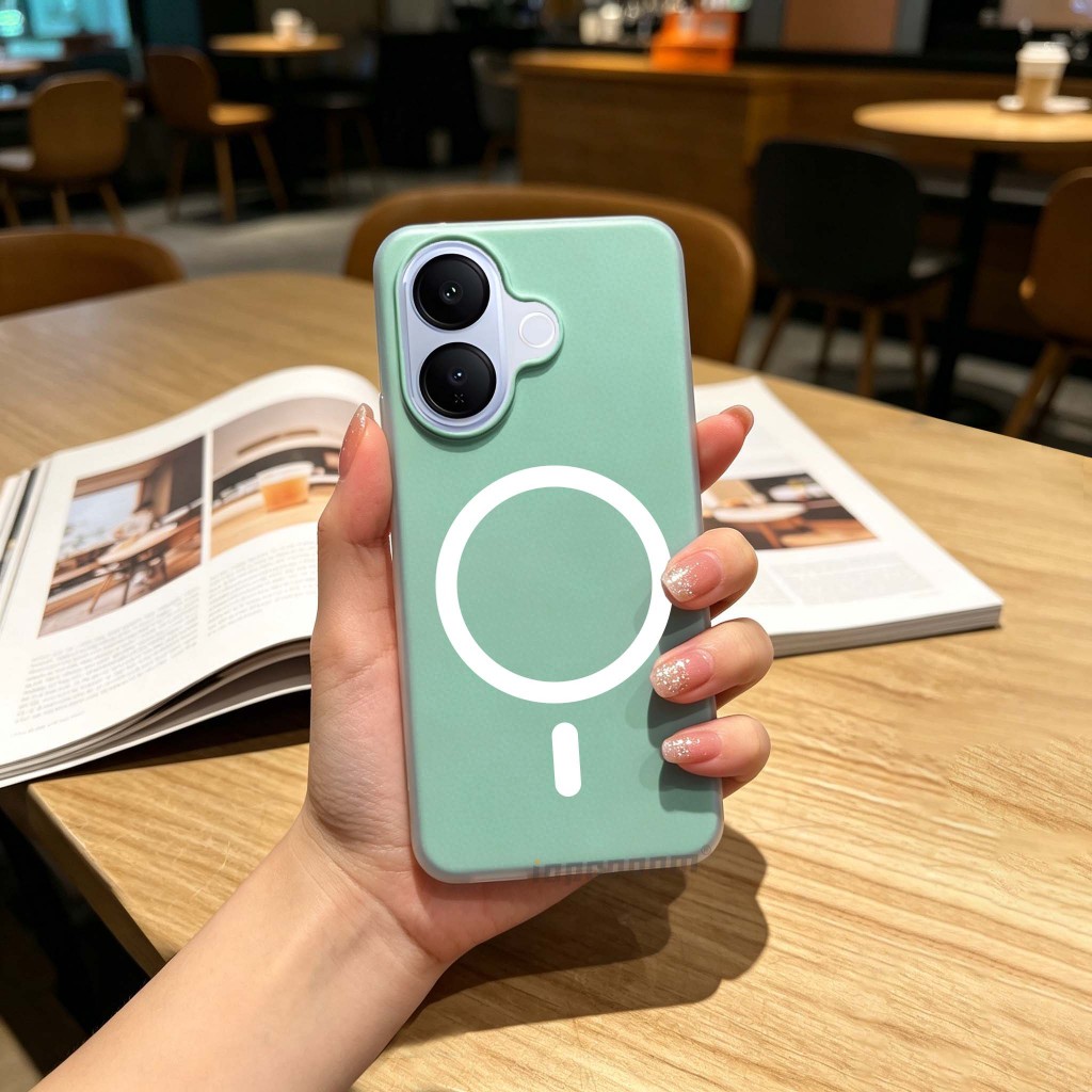 Vỏ TPU 2 trong 1 Candy Jelly từ tính cho VIVO V40 V40E V50 V50E V60 V60E V60 Lite V70 V70E Lite V70 FE 4G 5G Vỏ bảo vệ điện thoại chống sốc