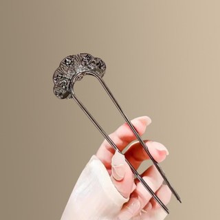 Kẹp tóc bạc Beiying!Kẹp tóc kim cương giả hình chữ U cổ điển!Phong cách mới Kẹp tóc độc đáo đơn giản của Trung Quốc