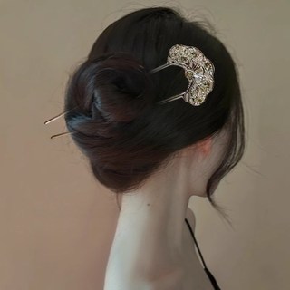 Kẹp tóc bạc Beiying!Kẹp tóc kim cương giả hình chữ U cổ điển!Phong cách mới Kẹp tóc độc đáo đơn giản của Trung Quốc