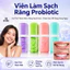 Viên kem đánh răng cầm tay chăm sóc nướu làm sạch răng và làm trắng hơi thở