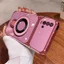 Ốp Lưng Cho Redmi 9T Mạ Điện Silicon Cửa Sổ Lớn Trong Suốt Vỏ Điện Thoại Thẩm Mỹ Chống Rơi Thiết Kế Được Trang Bị Giá Đỡ Điện Thoại