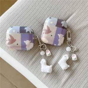 Air Pods 4 Little lamb pattern Chất liệu TPU Vỏ bảo vệ Tai nghe không dây