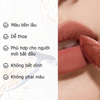 Son môi CATKIN lì kháng nước bền màu,Lì Mịn Nhẹ Môi, Không Dính, Lâu Trôi 3.6g