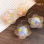 Bông tai thả lá màu vàng, giọng hoa đính cườm đầy màu sắc, Trang sức tuyên bố mùa hè Fairycore dành cho nữ