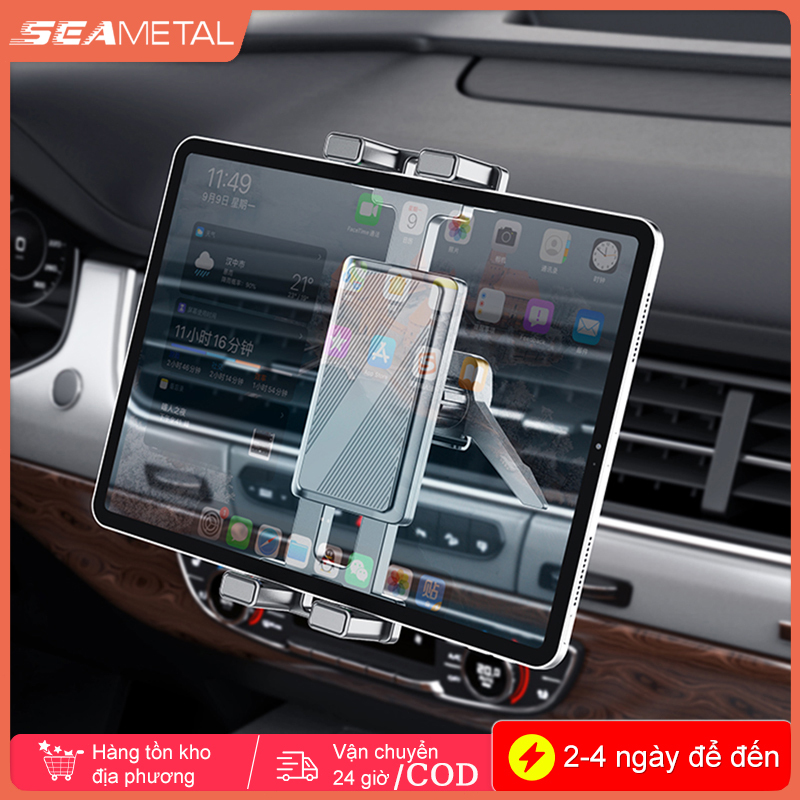 Giá đỡ máy tính bảng ô tô SEAMETAL Xoay 360 đa năng có thể điều chỉnh lỗ thông hơi ô tô cho iPhone iPad Air Mini Xiaomi Máy tính bảng