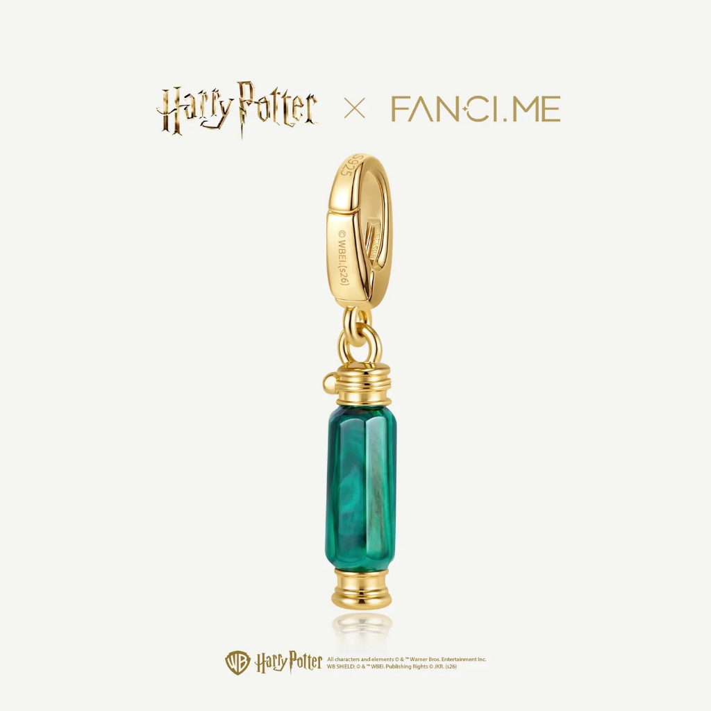FANCIME x Harry Potter Deluminator Bạc Charm Thiết kế phát sáng trong bóng tối Mặt dây chuyền kỷ niệm DIY Jewerly (Không có vòng tay / Dây chuyền)