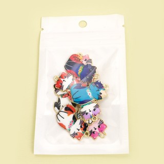 10 Chiếc Sáng Tạo Nhiều Màu Sắc In Hình Squat Cat & Cat Head Charms, Whimsical Dễ Thương Mèo Con Nhỏ Giọt Dầu Hợp Kim Mặt Dây Chuyền Cho DIY Thời Trang Cá Tính Vòng Cổ Bông Tai Vòng Tay Móc Khóa