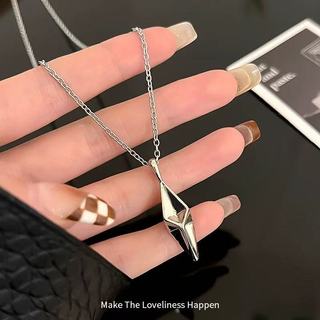 Vòng cổ kim cương MIGILA Ins Star – Đường nét sắc nét, hào quang mạnh mẽ, hoàn hảo cho người tập trung và tự kỷ luật | Được làm bằng thép titan, không thấm nước, không bao giờ phai màu và đổi màu.
