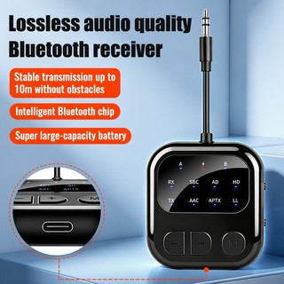 Bộ thu phát âm thanh aptX Bluetooth 6.0 3.5MM AUX aptX-Adaptive AD / HD / LL AAC HiFi Bộ chuyển đổi không dây đa điểm cho TV PC Ô tô