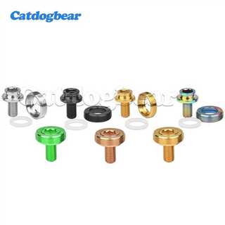 Catdogbear Titanium Bolt M8x15mm Xe đạp bu lông quay có vòng cao su chống nước