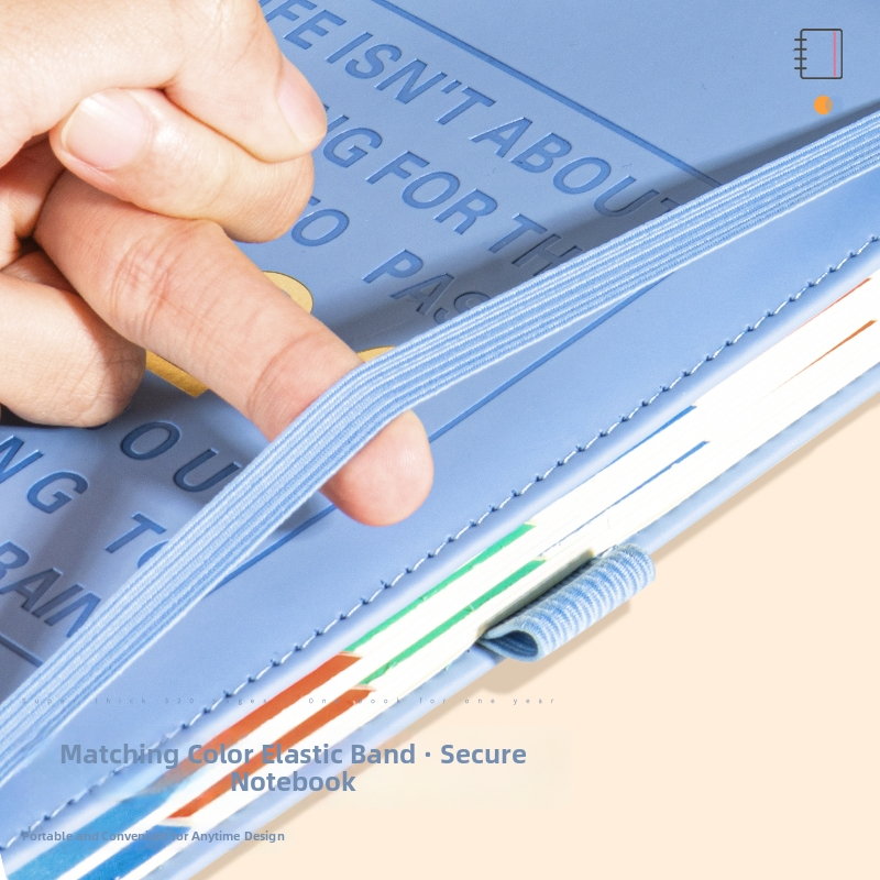 Sách lịch bị ràng buộc 2027, sổ tay dày A5, văn phòng tối giản doanh nghiệp, sổ ghi chú, nhật ký, sổ ghi âm