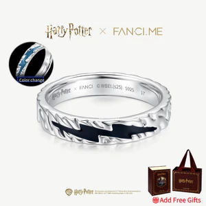 FANCIME X Harry Potter Patronus Mark Nhẫn Bạc Nhẫn Nam Thiết Kế Nhiệt Sắc Có Thể Điều Chỉnh Mở Nhẫn Quà Tặng Cho Nam (Luôn)