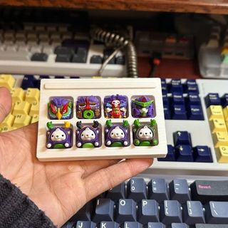Hộp trưng bày hộp lưu trữ Keycap in 3D cho 1u Keycaps