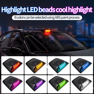 Đèn LED chạy bằng năng lượng mặt trời Mái xe LiDAR trang trí đèn chống va chạm phía sau cảnh báo nhấp nháy đèn điều hướng