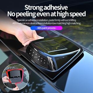 Đèn LED chạy bằng năng lượng mặt trời Mái xe LiDAR trang trí đèn chống va chạm phía sau cảnh báo nhấp nháy đèn điều hướng