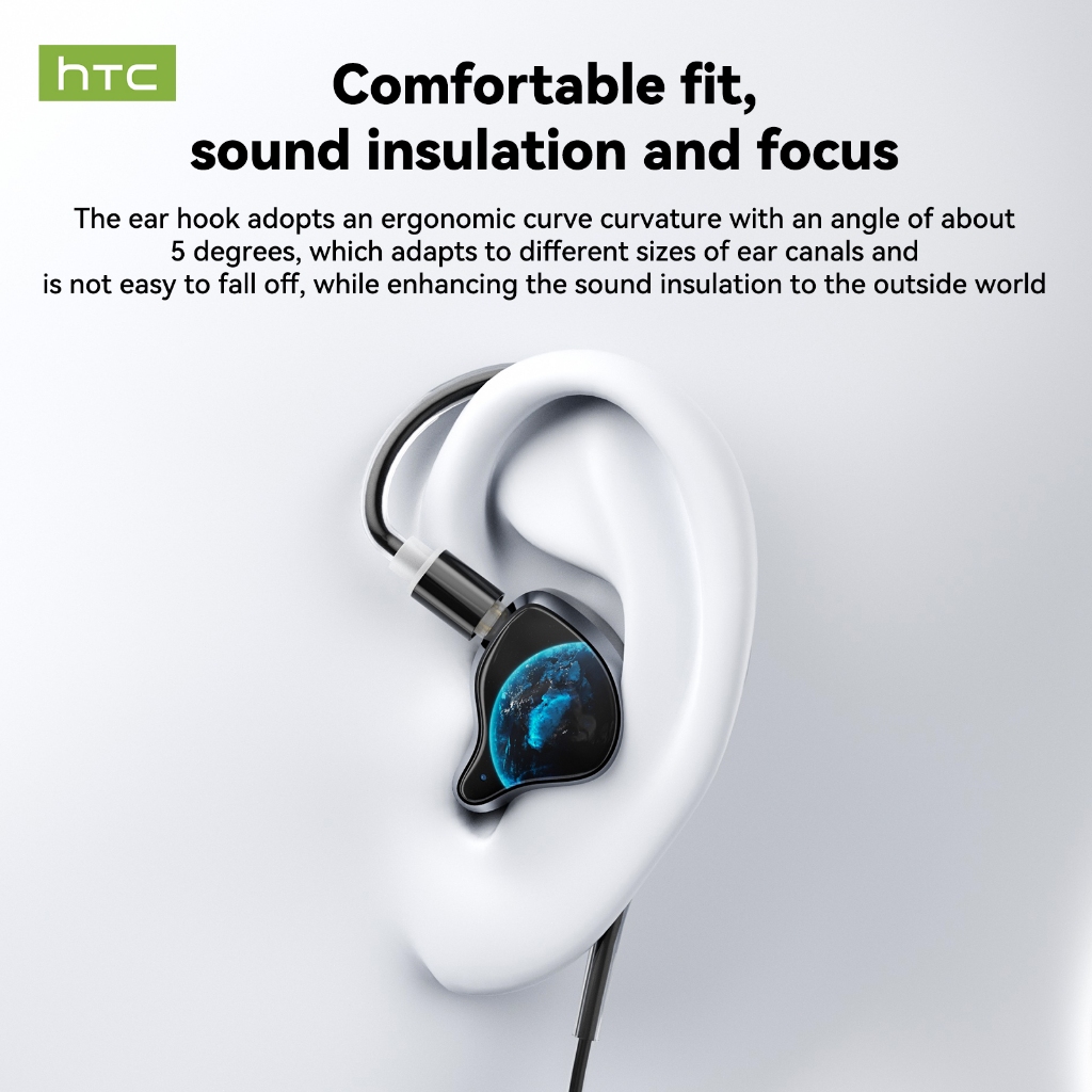 Tai nghe không dây HTC NE81 Card âm thanh Live Stream Monitor Bluetooth 6.0 cho TikTok Facebook | BigBuy360 - bigbuy360.vn