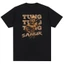 Áo thun nam cổ tròn cổ tròn cổ điển cổ điển hip-hop nguyên chất in hình cotton