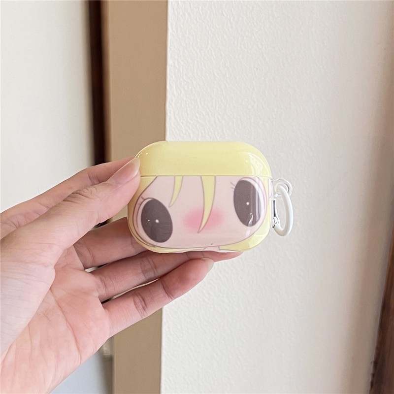 Air Pods 4 Phim hoạt hình họa tiết cô gái Chất liệu TPU Vỏ bảo vệ Tai nghe không dây
