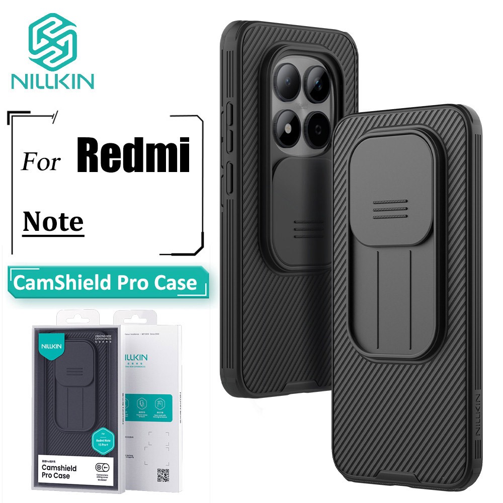 Ốp Điện Thoại Nillkin Cho Xiaomi Redmi Note 17 Pro 15 Pro Note 15 / 14 / 13 Pro + Ốp Lưng CamShield Pro Camera Bảo Vệ Thanh Trượt Ốp Lưng Chống Sốc