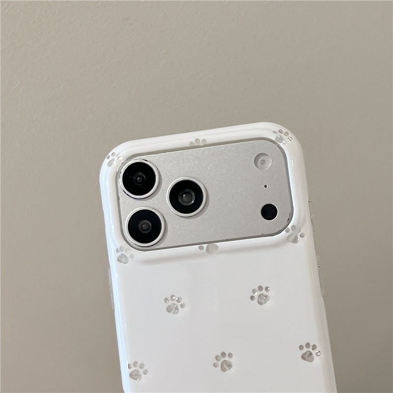 IPhone 17 Pro max Cat paws pattern Chất liệu TPU Vỏ điện thoại xử lý IMD