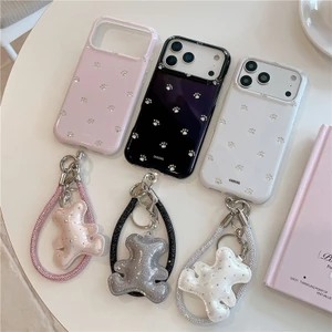 IPhone 17 Pro max Cat paws pattern Chất liệu TPU Vỏ điện thoại xử lý IMD