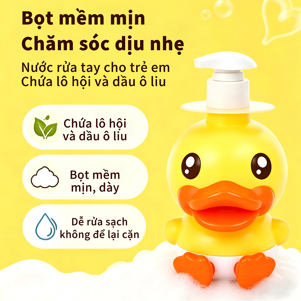 Kekebebe nước rửa tay kháng khuẩn dưỡng da phù hợp mọi loại da 300g