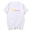 Off Campus Biểu Tượng Áo Mùa Hè Hợp Thời Trang Thoáng Mát Áo Thun Cặp Đôi Cotton Cổ Tròn Quá Khổ Top Tee Tay Ngắn Ngộ nghĩnh Áo