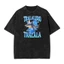 Talalero Tralalala Shark Meme Nam Thời Trang Giặt Retro Phố Cotton In Hình Áo Thun