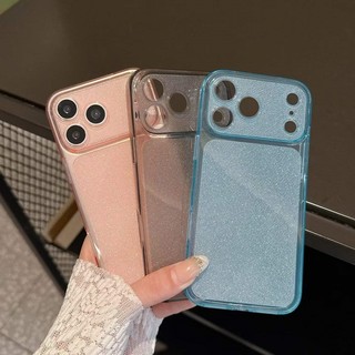 Ốp điện thoại TPU trong suốt mở rộng sang trọng ngôi sao kim cương lấp lánh phù hợp cho iPhone 13 14 15 16 17 Pro Max bao gồm tất cả vỏ mềm silicon chống rơi