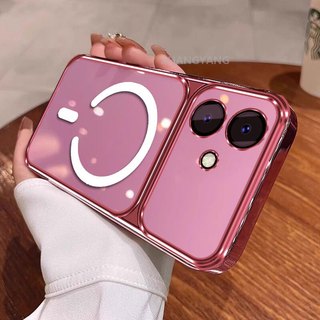 Ốp Lưng Cho OPPO A3 4G A3 5G A3X 4G A3X 5G Vỏ Điện Thoại Cửa Sổ Lớn Silicon Trong Suốt Cao Cấp Với Thiết Kế Vòng Từ Tính Mới Thẩm Mỹ