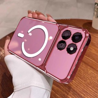 Ốp Lưng Cho Honor X6B X6C X6A X6D Vỏ Điện Thoại Cửa Sổ Lớn Silicon Trong Suốt Cao Cấp Với Thiết Kế Vòng Từ Tính Mới Thẩm Mỹ