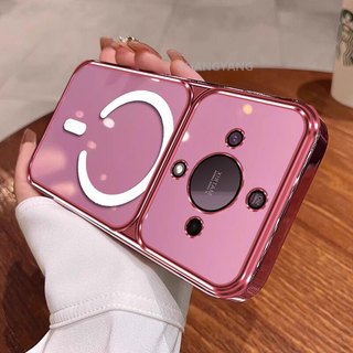 Ốp Lưng Cho Honor X9A X9 X9B X9C X9D Vỏ Điện Thoại Cửa Sổ Lớn Silicon Trong Suốt Cao Cấp Với Thiết Kế Vòng Từ Tính Mới Thẩm Mỹ