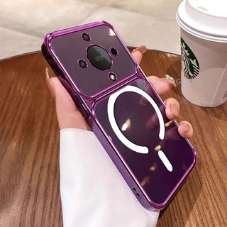 Ốp Lưng Cho Honor X9A X9 X9B X9C X9D Vỏ Điện Thoại Cửa Sổ Lớn Silicon Trong Suốt Cao Cấp Với Thiết Kế Vòng Từ Tính Mới Thẩm Mỹ