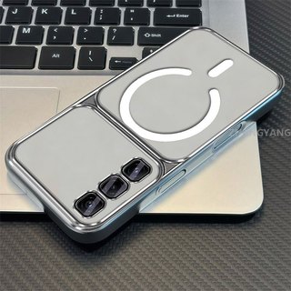 Ốp Lưng Cho infinix Hot 50 4G Hot 50 5G Vỏ Điện Thoại Cửa Sổ Lớn Silicon Trong Suốt Cao Cấp Với Thiết Kế Vòng Từ Tính Mới Thẩm Mỹ
