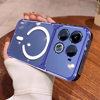Ốp Lưng Cho infinix Note 40 4G Note 40 Pro 4G Note 40 Pro 5G Note 40 Pro Plus 5G Vỏ Điện Thoại Cửa Sổ Lớn Silicon Trong Suốt Cao Cấp Với Thiết Kế Vòng Từ Tính Mới Thẩm Mỹ