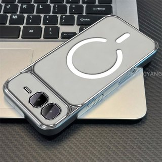 Ốp Lưng Cho infinix Smart 10 Plus Vỏ Điện Thoại Cửa Sổ Lớn Silicon Trong Suốt Cao Cấp Với Thiết Kế Vòng Từ Tính Mới Thẩm Mỹ