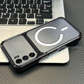 Ốp Lưng Cho Realme C71 4G C75 4G C75X 4G Vỏ Điện Thoại Cửa Sổ Lớn Silicon Trong Suốt Cao Cấp Với Thiết Kế Vòng Từ Tính Mới Thẩm Mỹ