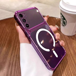 Ốp Lưng Cho Realme C71 4G C75 4G C75X 4G Vỏ Điện Thoại Cửa Sổ Lớn Silicon Trong Suốt Cao Cấp Với Thiết Kế Vòng Từ Tính Mới Thẩm Mỹ