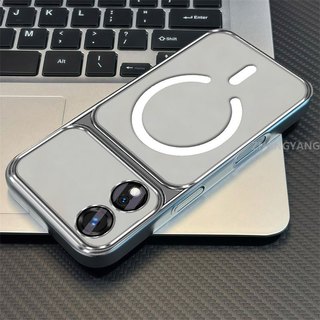 Ốp Lưng Cho vivo Y02T Y02A Y02 Ốp Điện Thoại Cửa Sổ Lớn Silicon Trong Suốt Cao Cấp Với Thiết Kế Vòng Từ Tính Mới Thẩm Mỹ