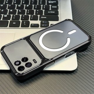 Ốp Lưng Cho Realme 8 4G 8 Pro 4G Vỏ Điện Thoại Cửa Sổ Lớn Silicon Trong Suốt Cao Cấp Với Thiết Kế Vòng Từ Tính Mới Thẩm Mỹ