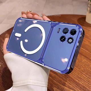 Ốp Lưng Cho Realme 8 4G 8 Pro 4G Vỏ Điện Thoại Cửa Sổ Lớn Silicon Trong Suốt Cao Cấp Với Thiết Kế Vòng Từ Tính Mới Thẩm Mỹ