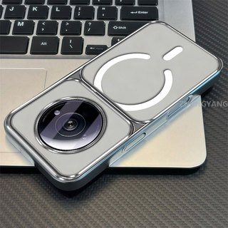 Ốp Lưng Cho Redmi A3 4G A3X Ốp Điện Thoại Cửa Sổ Lớn Silicon Trong Suốt Cao Cấp Với Thiết Kế Vòng Từ Tính Mới Thẩm Mỹ
